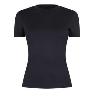 USA Pro Womens/Ladies Polyamide T-Shirt / Black